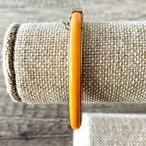 Vintage 1960s Orange Gold Bracelet